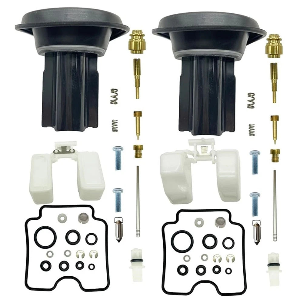 2X Carburetor Kit for Yamaha XVS1100 (1999–2007) Diaphragm Float