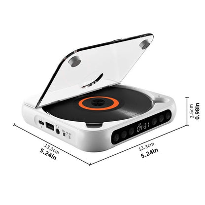 Multi-function CD Player for 5V2A BT 5.3 USB AUX