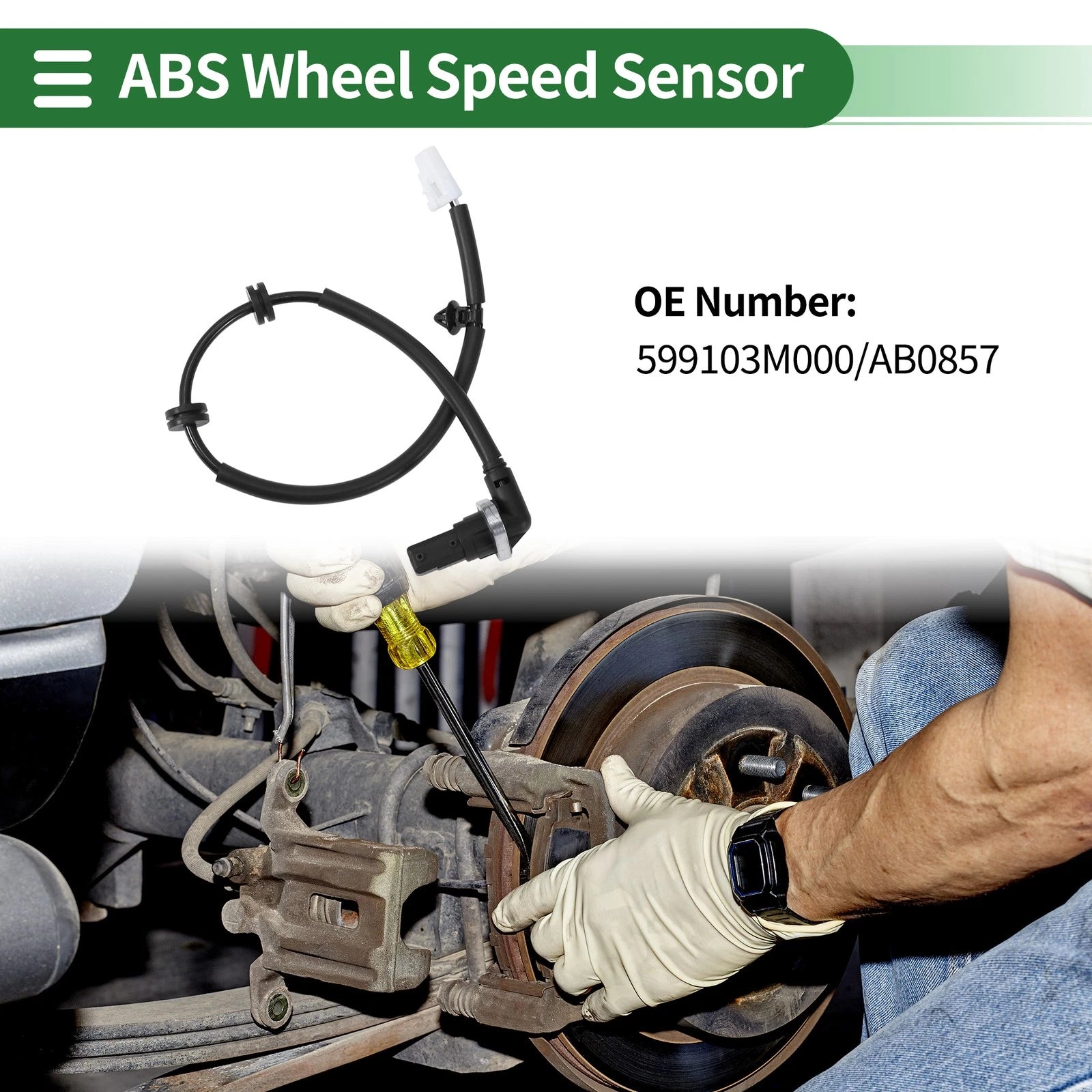 ABS Wheel Speed Sensor Replacement for Hyundai Genesis (2009–2014)