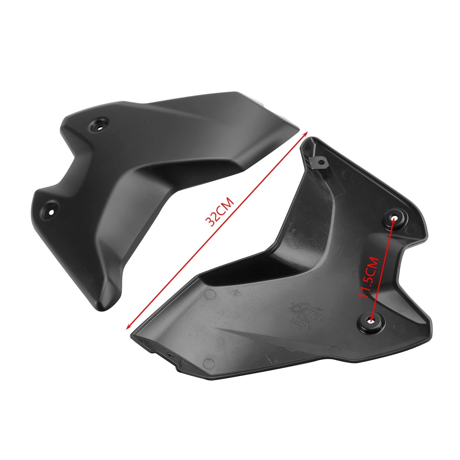 Side Frame Fairing Cowl Guards Radiator Cover for BMW R1250GS (2018–2023) Black