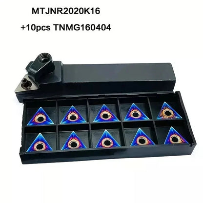 Tool Holder 20MM MTJNR2020K16 + TNMG16 Inserts for Enhanced Efficiency