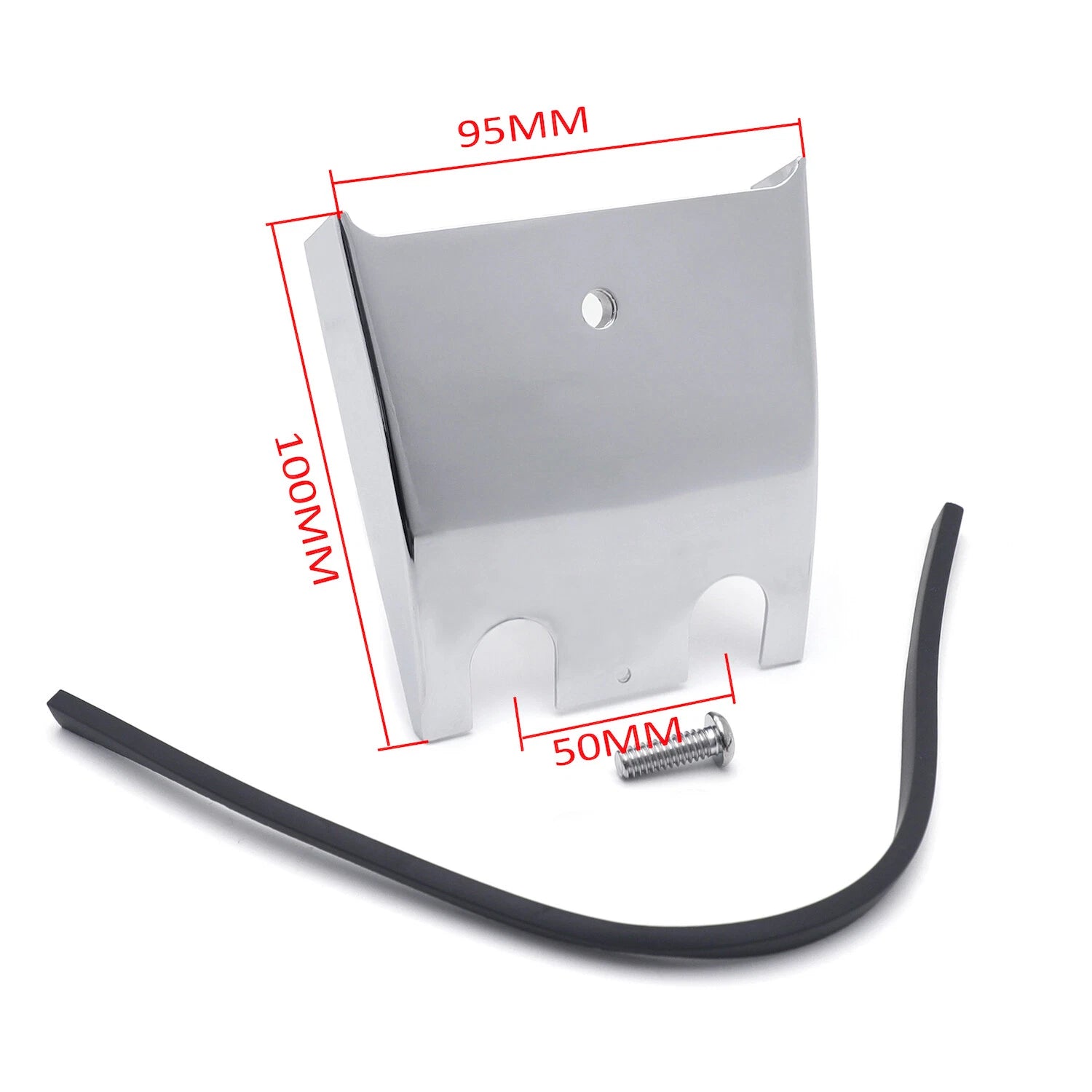 Chrome Lower Dash Panel Extension for Harley Touring FLT/FLHT/FLTR (1989–2007)