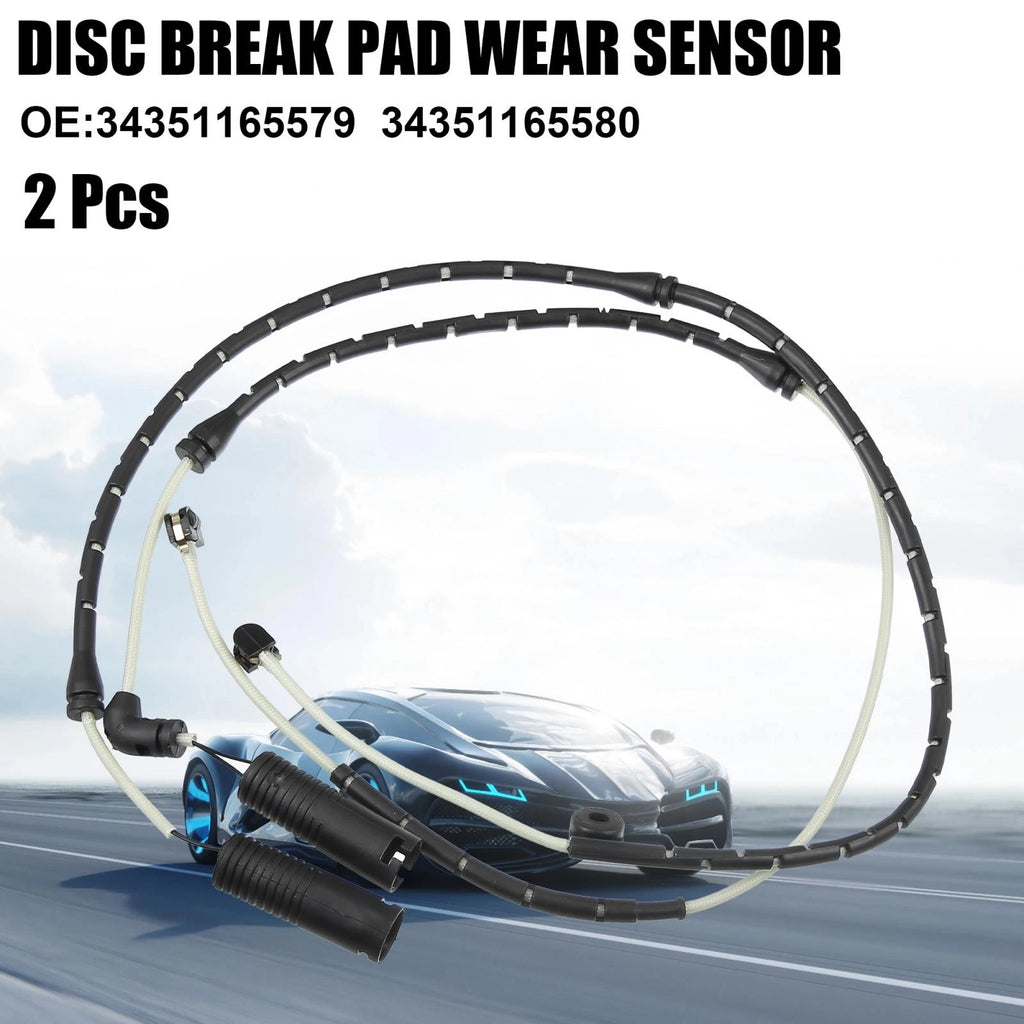 Brake Pad Wear Sensor Front Rear 2pcs for BMW X5 (2000–2006)