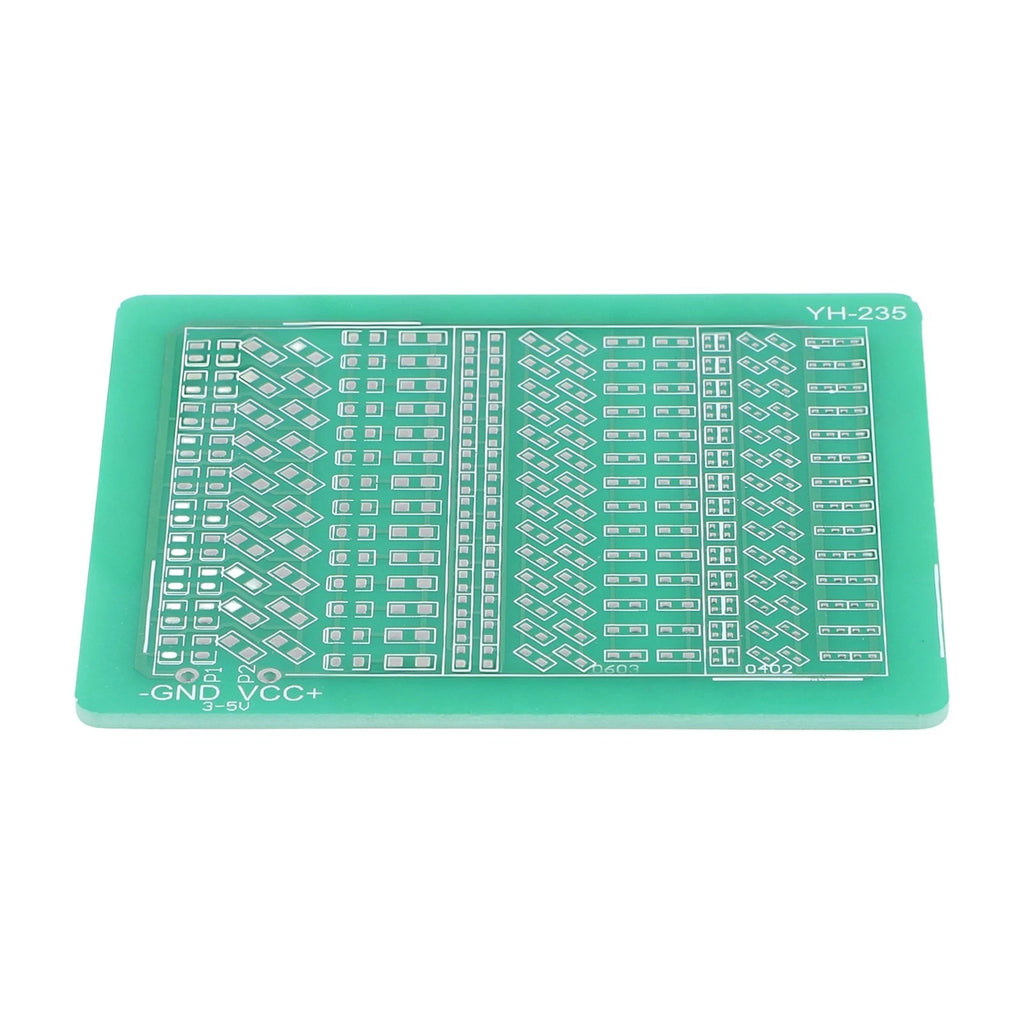 SMD Mount Soldering Practice Kit for LED Components (0805, 0603, 0402)