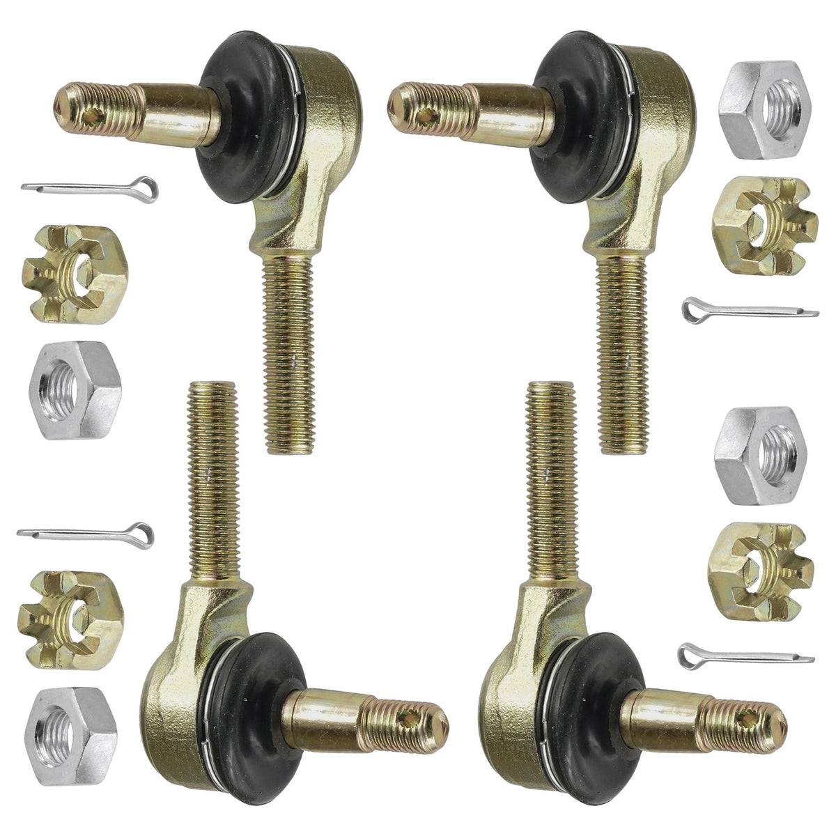 Tie Rod End Kit Front 2 Sets for Suzuki LTF400F LT-F400F Kingquad (2008–2017)