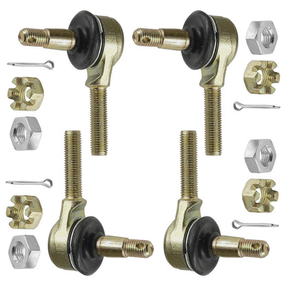 Tie Rod End Kit Front 2 Sets for Suzuki LTF400F LT-F400F Kingquad (2008–2017)