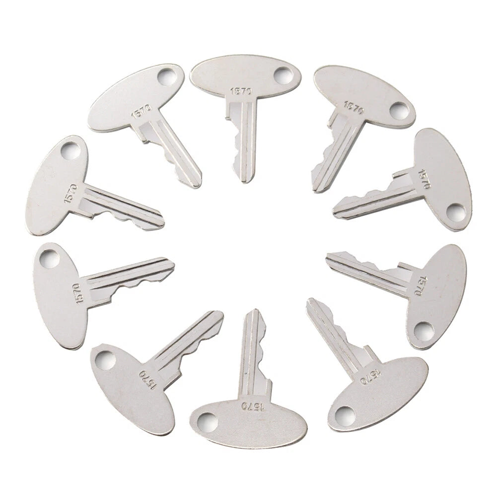 10 Pcs Ignition Key for Ford Tractor (1570)