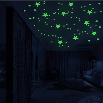 Enchanting Luminous Star Decals for Unique Room Decor