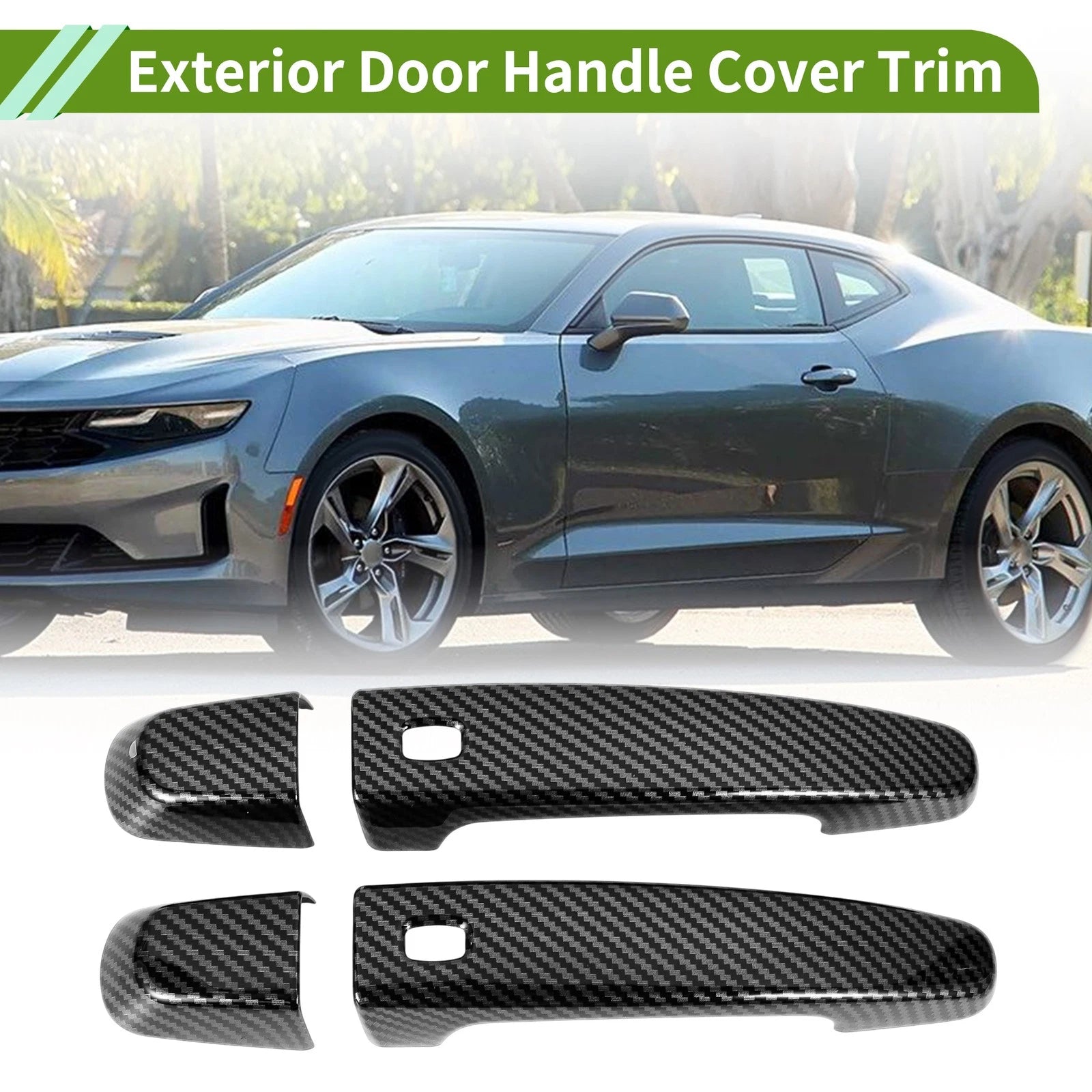 Exterior Door Handle Cover Trim Replacement for Chevrolet Camaro (2016–2023)