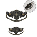 6X Antique Brass Handle Pull Ring Drawer Knob for Furniture