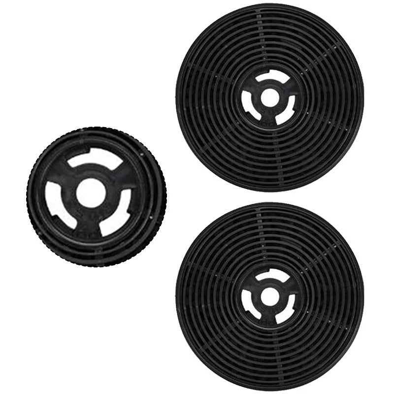 Activated Carbon Filters Pack of 2 for Kitchen Range Hood (108mm x 24mm)