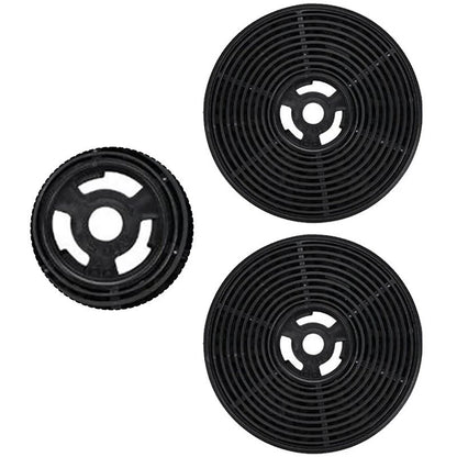 Activated Carbon Filters Pack of 2 for Kitchen Range Hood (108mm x 24mm)
