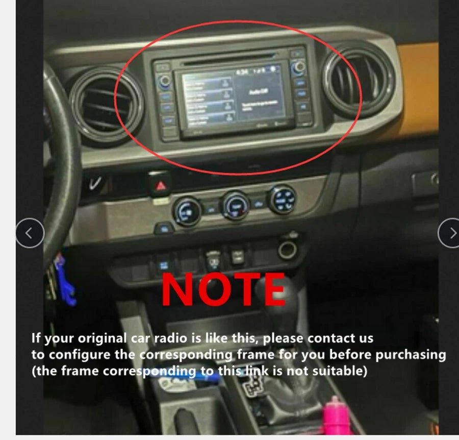 9.5" Android 10.1 Stereo Radio Head Unit for Toyota Tacoma (2016–2020)