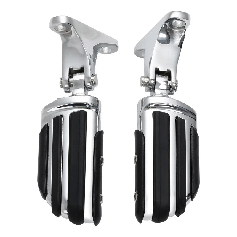 Chrome Passenger Footpeg Pegs Mount for Harley Street Road Glide (1993–2025)