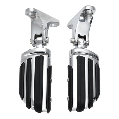 Chrome Passenger Footpeg Pegs Mount for Harley Street Road Glide (1993–2025)