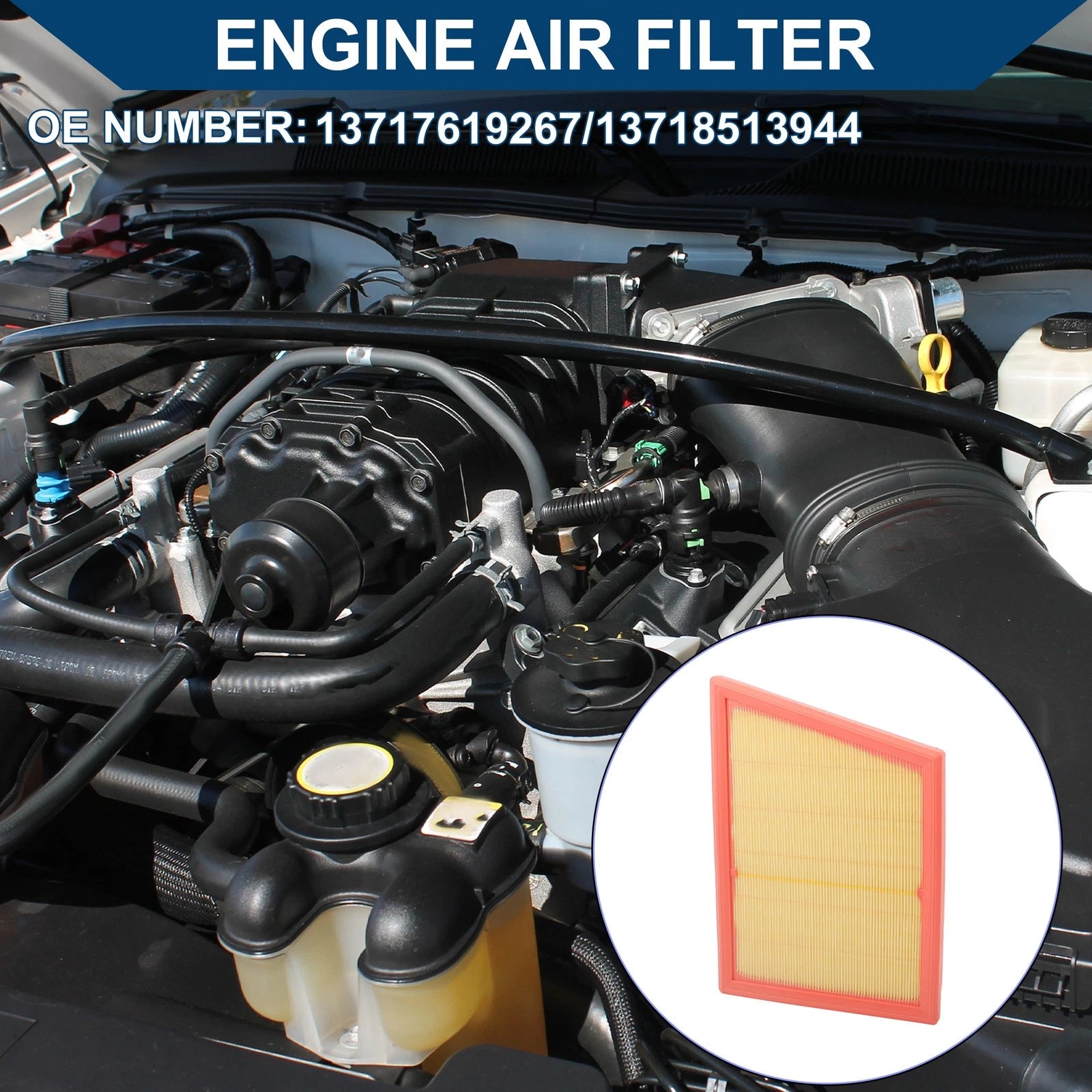 Engine Air Filter Replacement for BMW 228i Gran Coupe 2021–2024