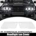Headlight Lens Cover Pair for BMW 3 Series E46 (1998–2001)