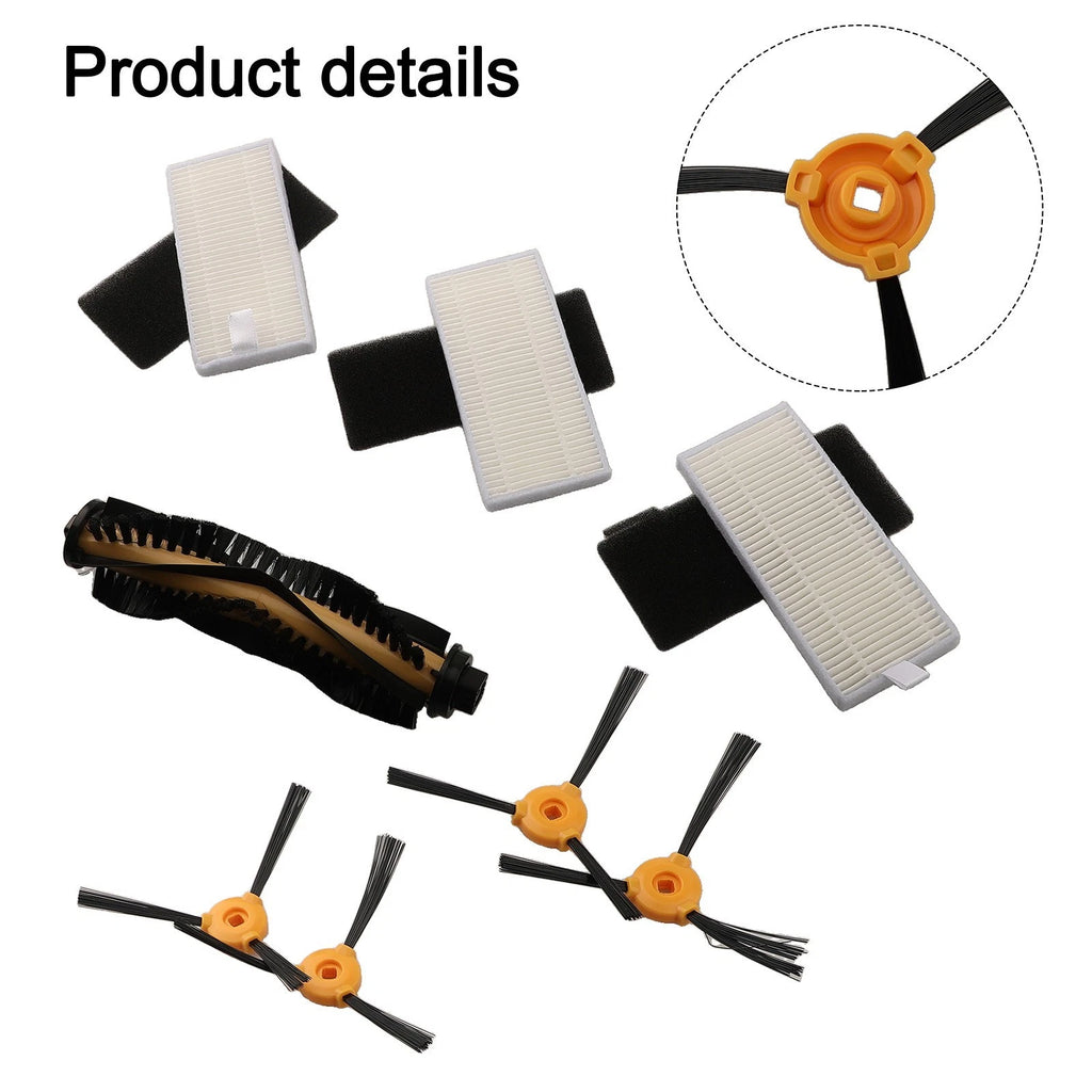 Main Brush Set with Side Brushes for
