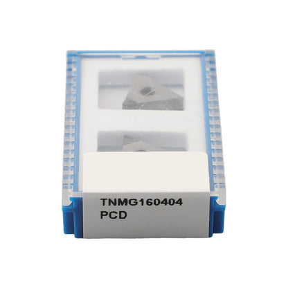 2X Aluminum Turning TNMG160404 PCD Inserts for CNC Machines