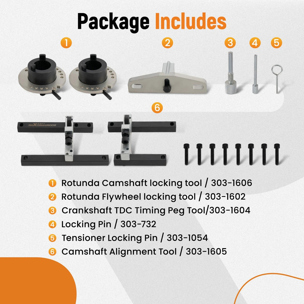 Engine Timing Tool Set for Ford B-MAX C-MAX Focus 1.0 EcoBoost (2012–2018)