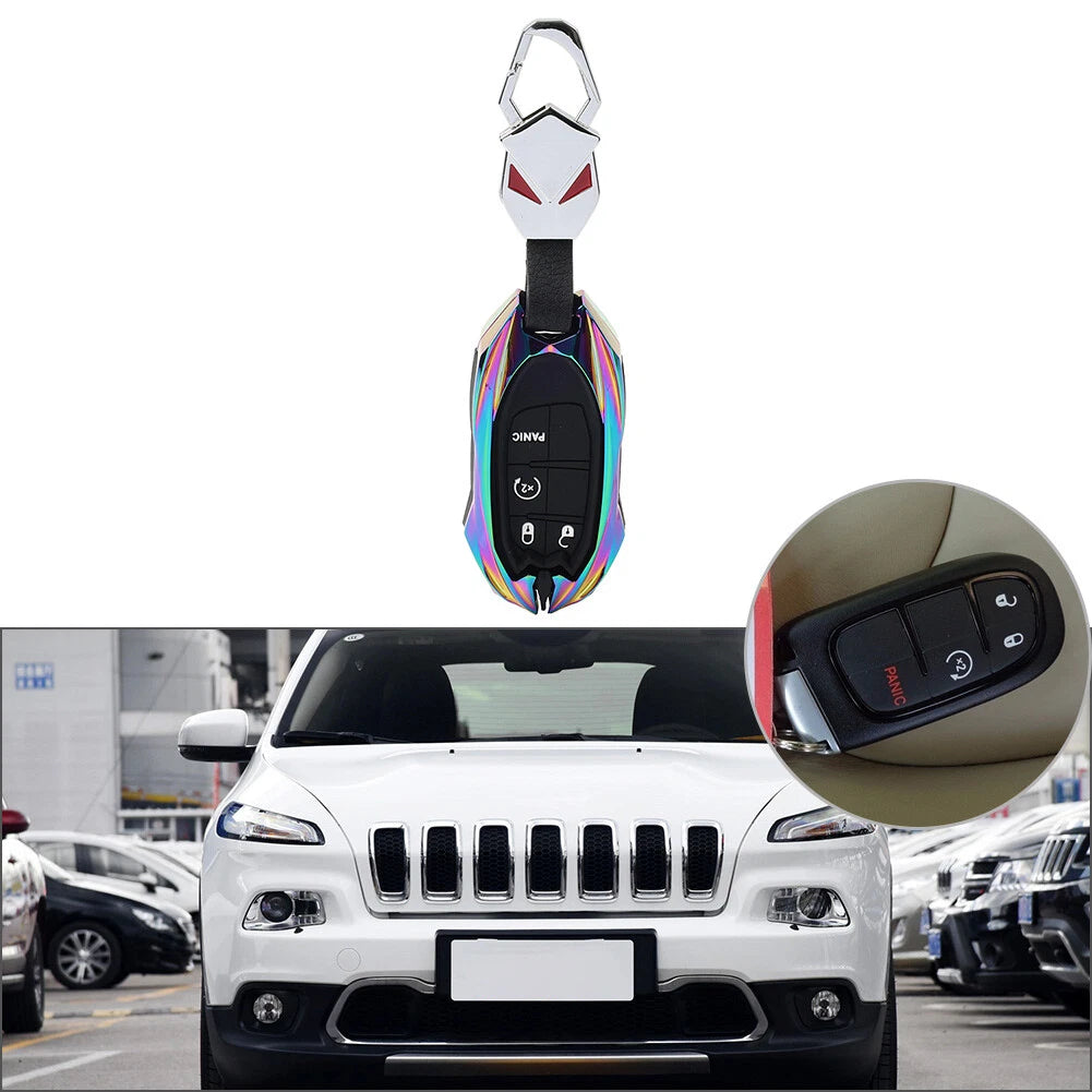 1PC 4-Button Smart Key Fob Shell Cover for Dodge Ram (2013–2019)