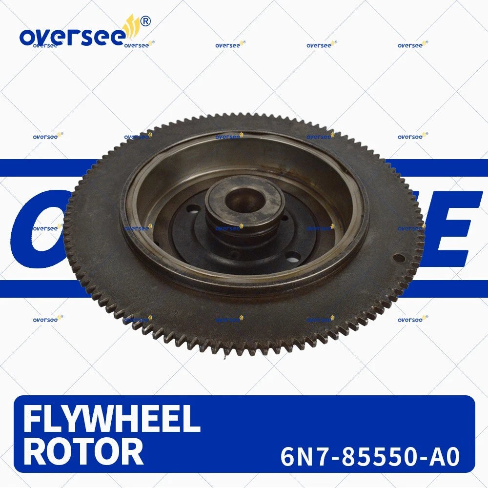 Electrical Flywheel Rotor for Yamaha Outboard 2T 115-130HP (1990–2006) 6N7-85550-A0