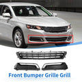 Front Lower Bumper Grille Grill Replacement Set for Chevrolet Impala (2014–2020)