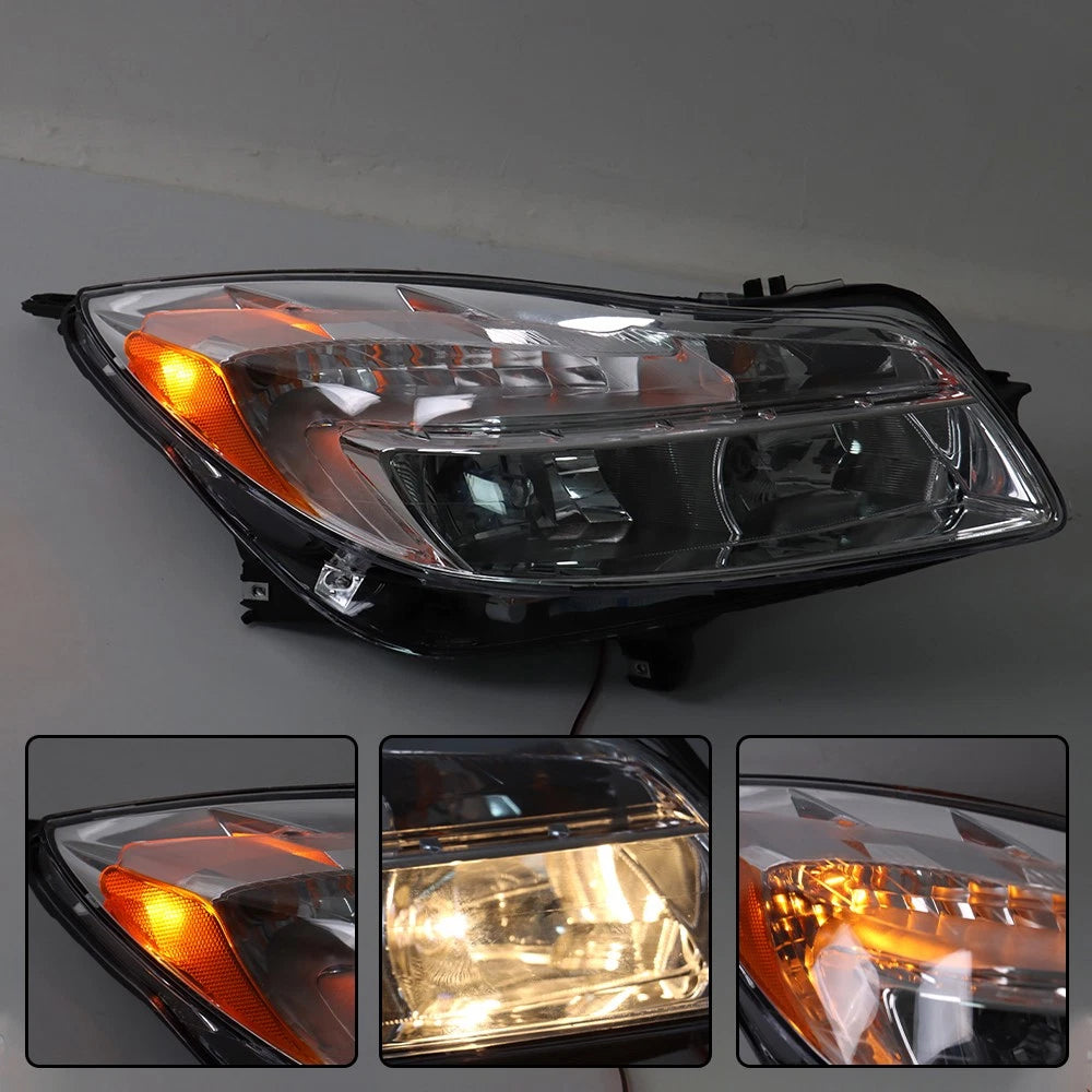 Set of 2 Headlight Replacement Halogen for Buick Regal (2011–2013) L+R