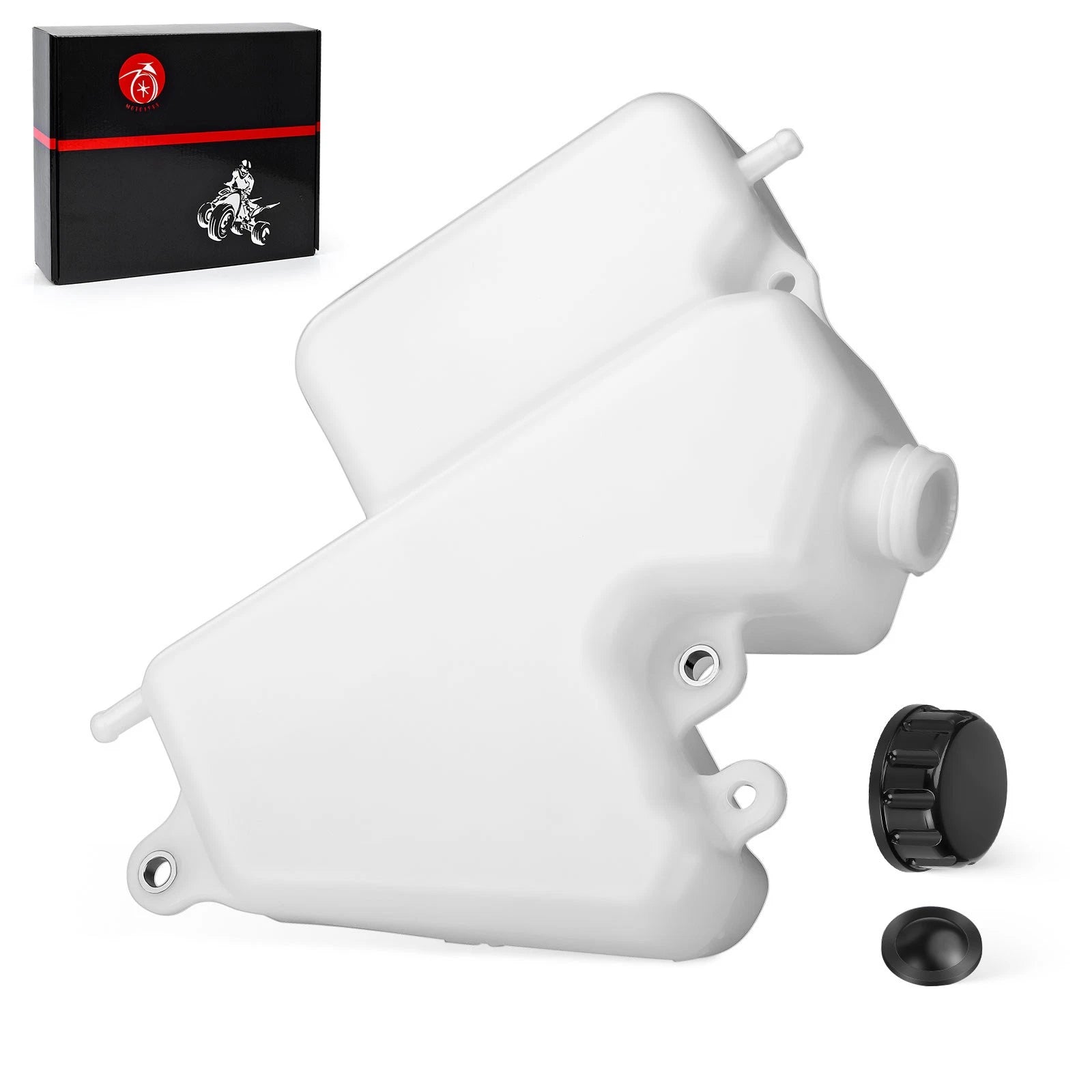 Coolant Radiator Reservoir with Cap for Kawasaki Ninja ZX-7R ZX-7RR (1996–2003)