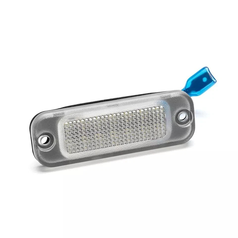 2Pc LED White License Plate Light for Mercedes Benz G-Wagon W463 (2012–2024)