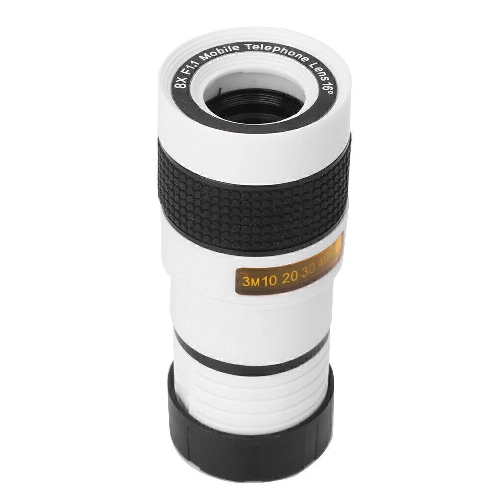 8x Optical Zoom Clip-on Camera Lens for Universal Cell Phone