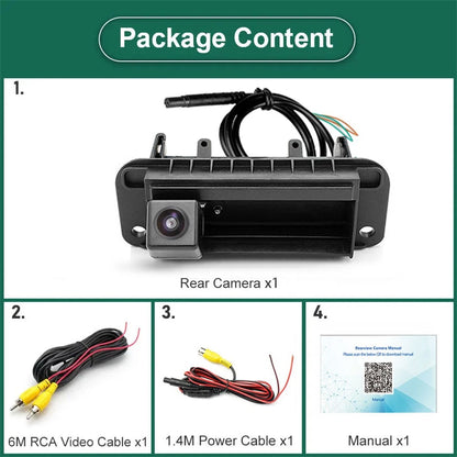 AHD 720P Backup Trunk Handle Camera For Benz C Class C180 C260 MB W204 S204 W212