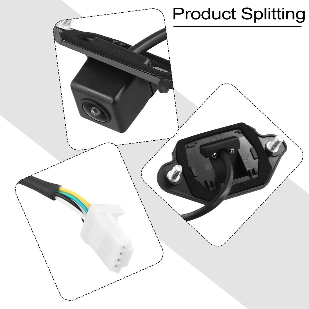 Reversing View Camera Designed for Nissan Qashqai Model Years 2008 2015