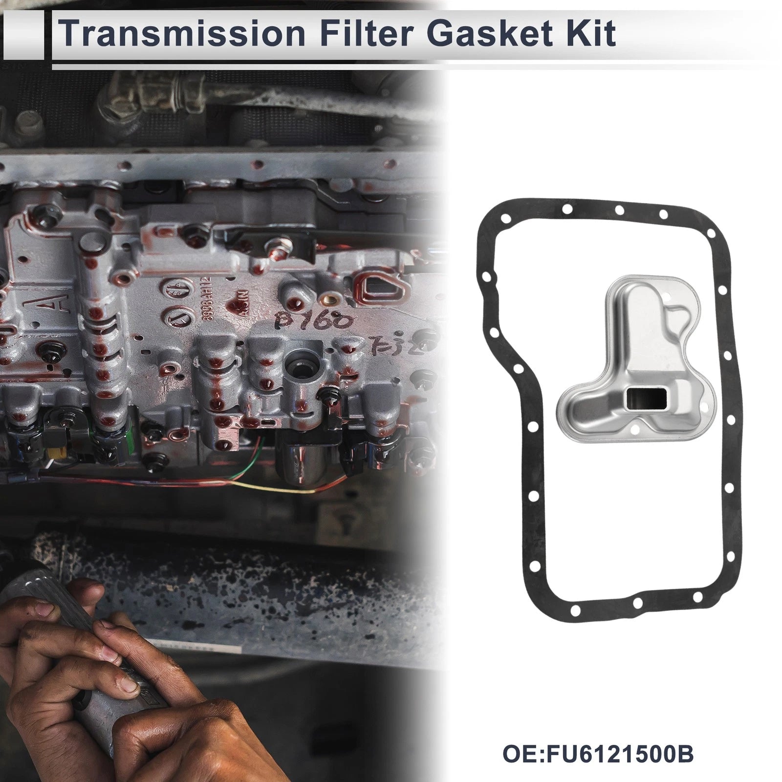 Transmission Filter Metal Kit Replacement for Mazda Protege (1990–1999)