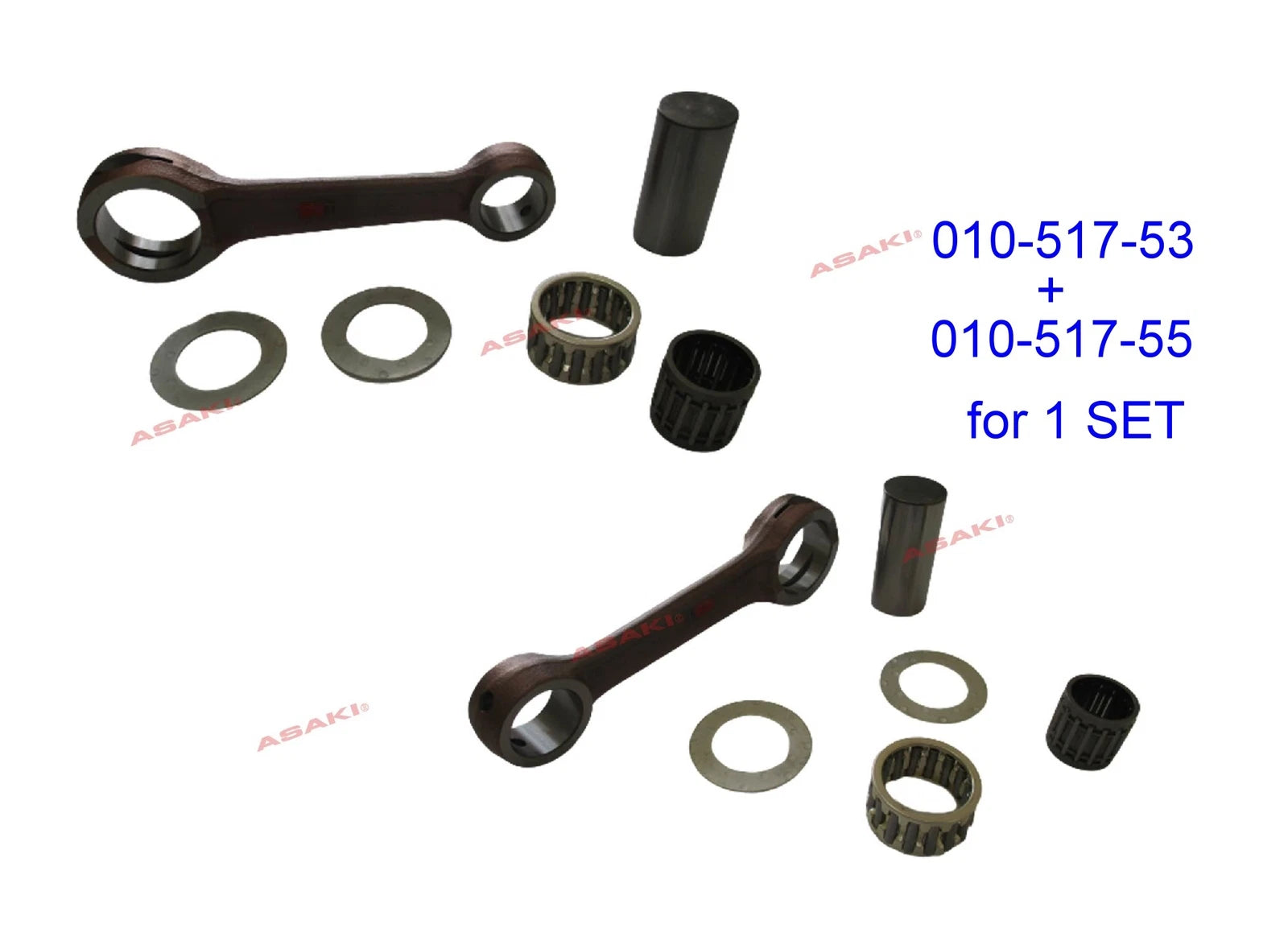 Connecting Rod Kit for Seadoo 720 (010-517-53, 010-517-55)