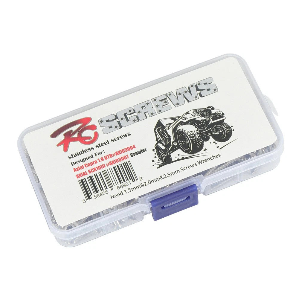 420Pcs Screw Nut Set for Axial SCX10 III Capra 1.9UTB (2020–2023)