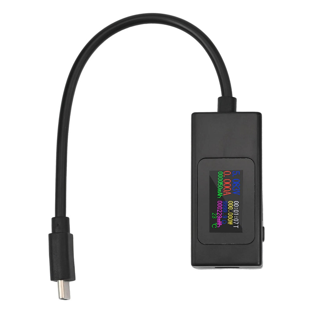 USB C Current Power Meter with HD Display for Quick Checks
