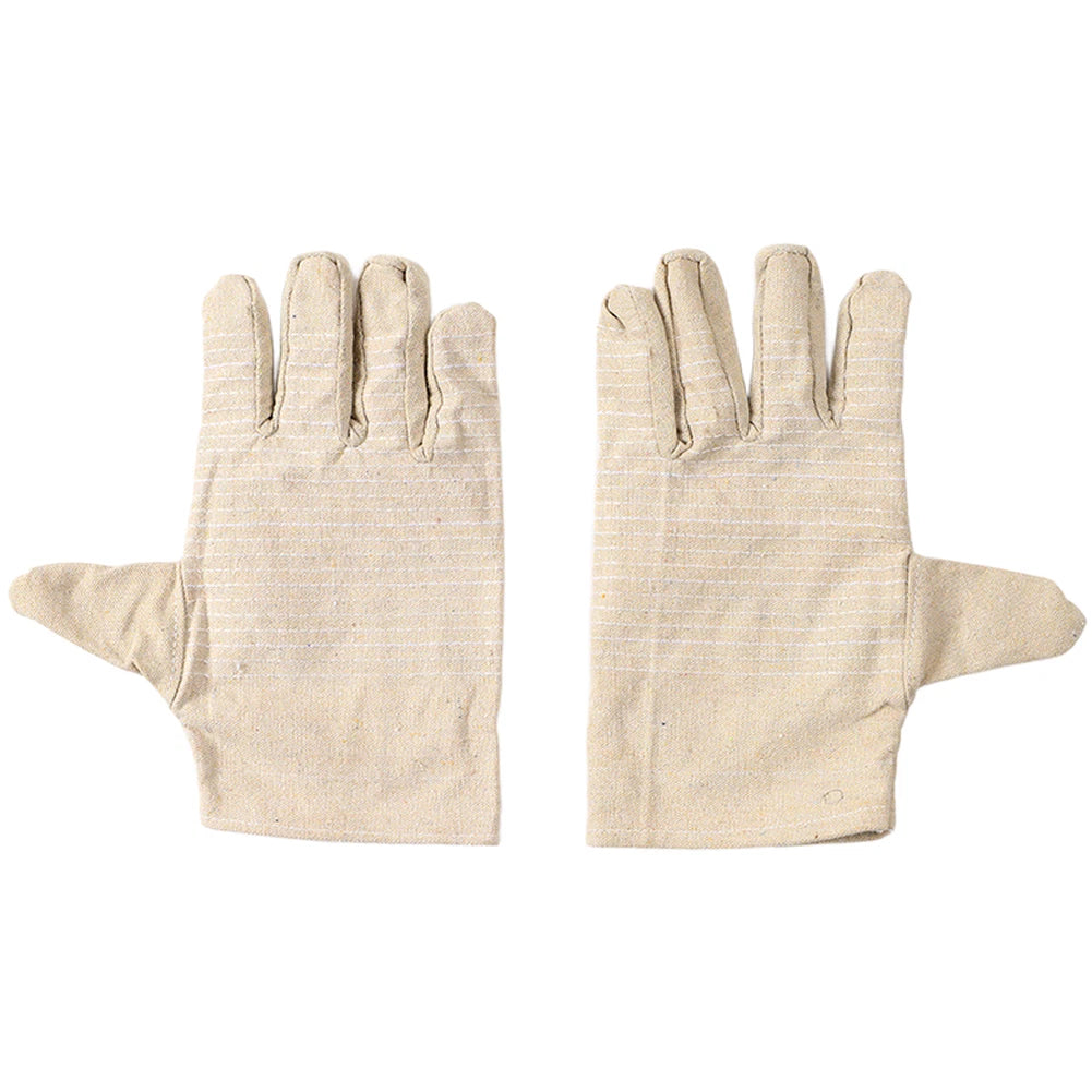 Canvas Welding Protection Gloves for Construction Sites
