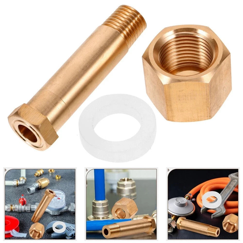 CGA320 NPT14 Copper Regulator Inlet Nut and Fitting for Easy Installation