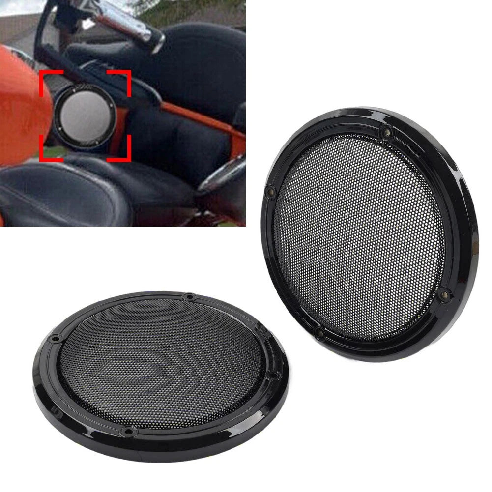 Rear Mesh Speaker Grills for Harley Electra Glide FLHTCU FLHTK/L FLHTC 2014–2023