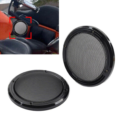 Rear Mesh Speaker Grills for Harley Electra Glide FLHTCU FLHTK/L FLHTC 2014–2023