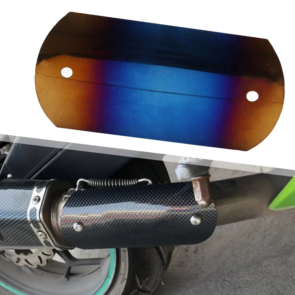 Motorcycle Exhaust Middle Pipe Heat Shield Cover Muffler Protector
