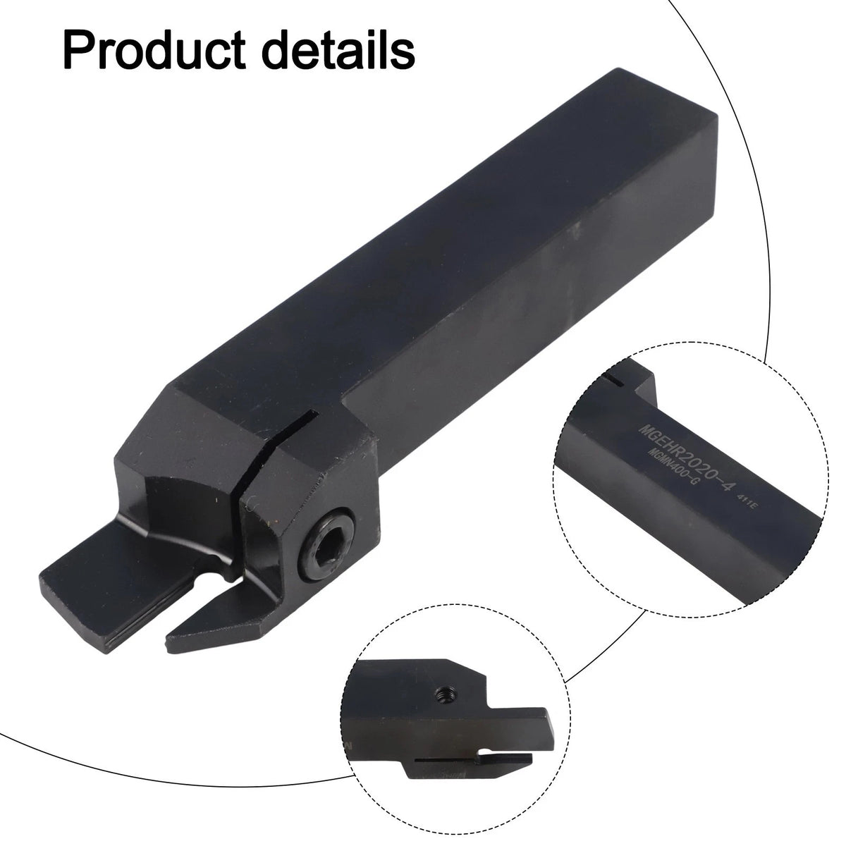 20mm Lathe Tool Holder + 10 Carbide Insert Blades for Precision Cutting