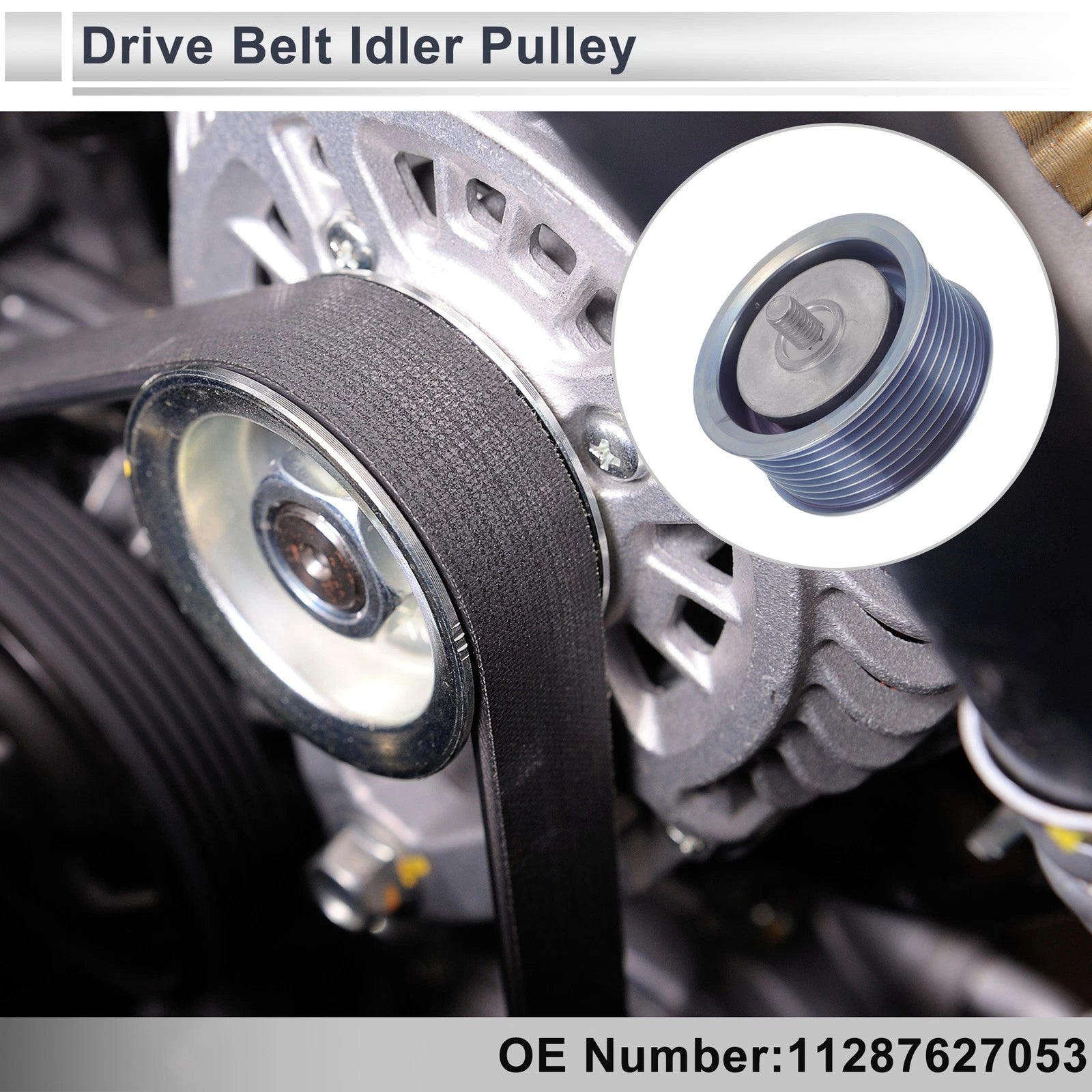 Drive Belt Idler Pulley Replacement for BMW X6 (2008–2011) 11287627053