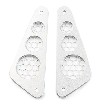 Set of 2 Rear Silver Panel Guards for Yamaha XSR155 (2019–2022)