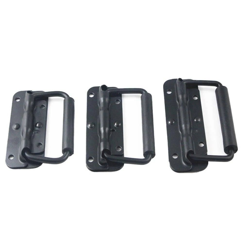 2X Heavy Duty Spring Loaded Chest Handles with Shock Absorbing Design
