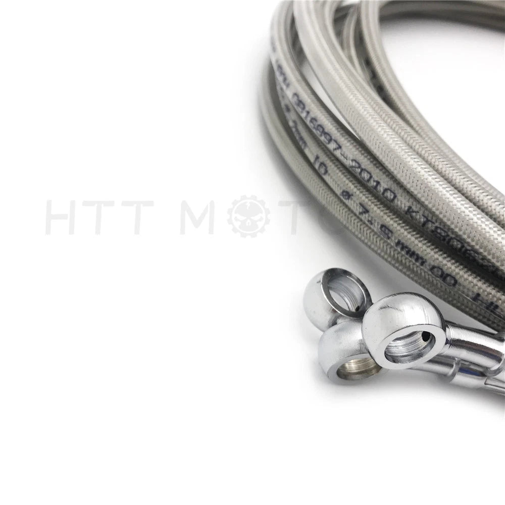 Stainless Ape Cable for Harley Touring (2014–2017)