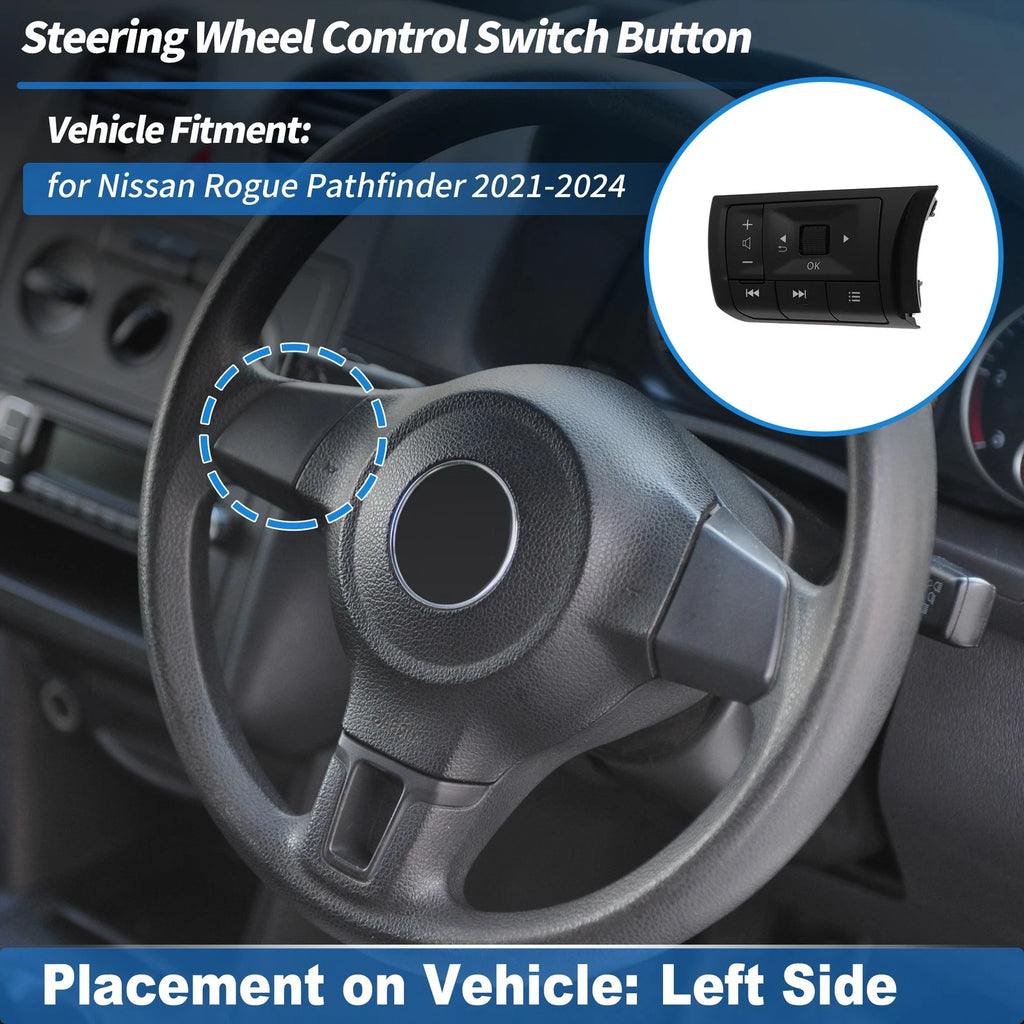 Cruise Control Rocker Switch Button for Nissan Rogue Pathfinder (2008–2020)