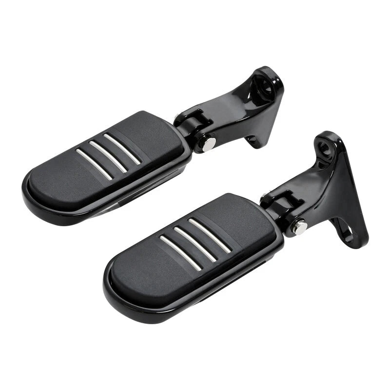 Rear Passenger Footpegs for Harley Touring Models (1993–Present) Black