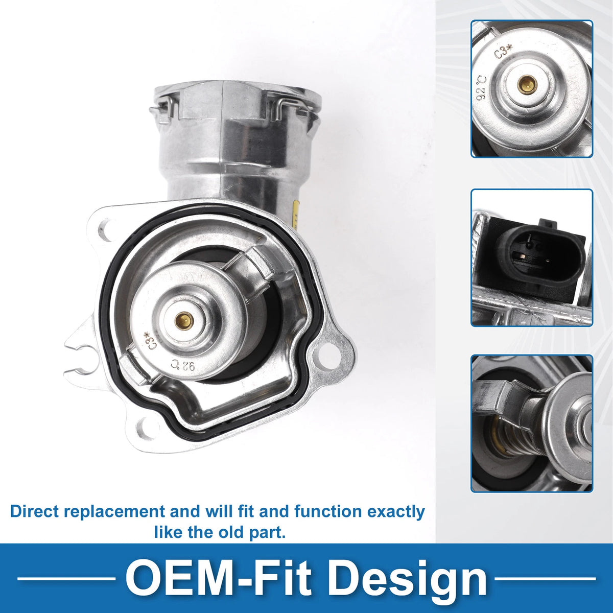 Engine Coolant Thermostat Housing Assembly for Mercedes-Benz E320 (2007–2009)